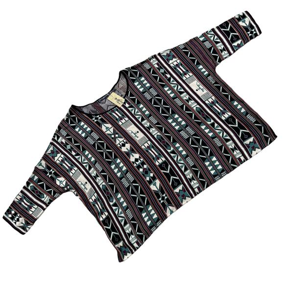 Peruvian Connection Sakalava Sweater Top NWT Sz XXL - Picture 2 of 8